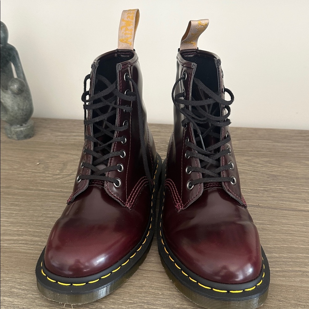 Dr. Martens Cherry Red Combat Boots